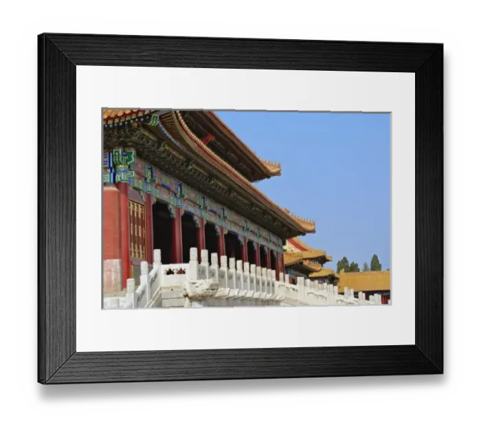 Framed Print : Unknown. Architecture of the Forbidden City, Beijing, China