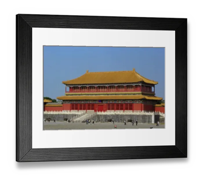 Framed Print : Architecture of the Forbidden City, Beijing, China Framed Print : Architecture of the Forbidden City, Beijing, China