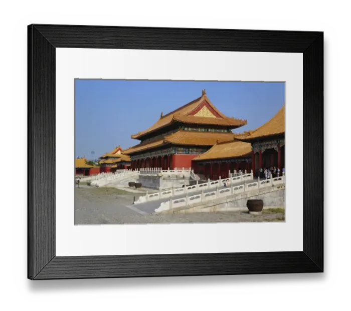 Framed Print : Architecture of the Forbidden City, Beijing, China Framed Print : Architecture of the Forbidden City, Beijing, China
