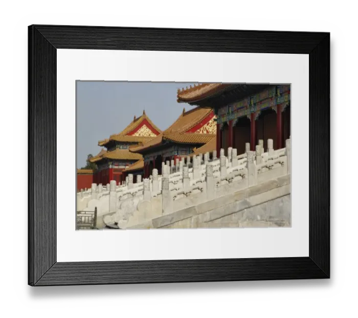Framed Print : Architecture of the Forbidden City, Beijing, China Framed Print : Architecture of the Forbidden City, Beijing, China