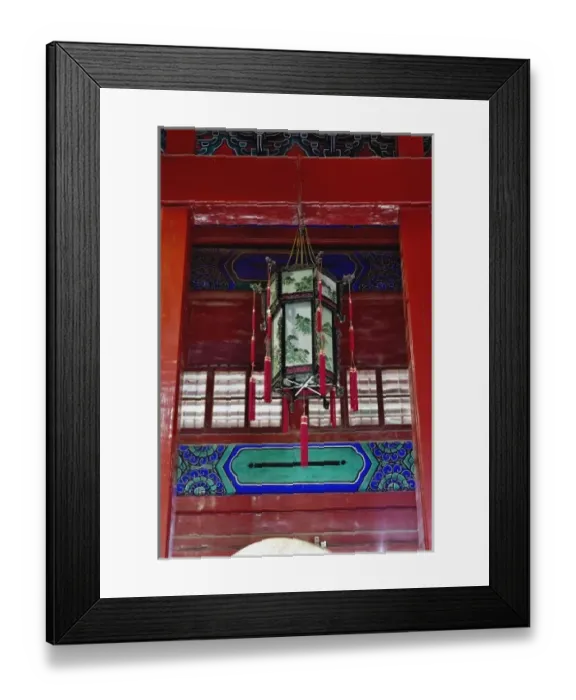 Framed Print : The Drum Tower was first built in 1272 during the reign of Kublai Khan (the first Framed Print : The Drum Tower was first built in 1272 during the reign of Kublai Khan (the first