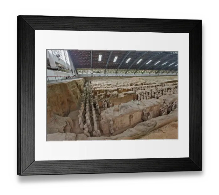 Framed Print : Museum of Qin Terra Cotta Warriors and Horses, considered to be the most significant Framed Print : Museum of Qin Terra Cotta Warriors and Horses, considered to be the most significant