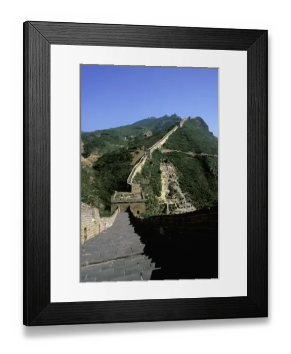 Framed Print : Asia, China, Beijing. Great Wall and Simatai Mountains Framed Print : Asia, China, Beijing. Great Wall and Simatai Mountains