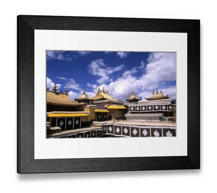 Framed Print : Potala Palace inside with steeples at the home of the Dalai Lama in Lhasa Tibet China Framed Print : Potala Palace inside with steeples at the home of the Dalai Lama in Lhasa Tibet China