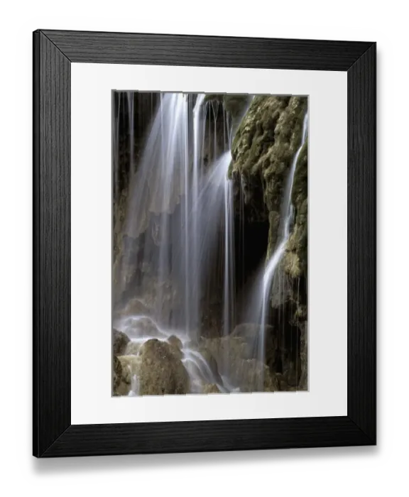 Framed Print : China, Sichuan Province. Silky water of Nuorilang falls-Jiuzhaigou scenic area Framed Print : China, Sichuan Province. Silky water of Nuorilang falls-Jiuzhaigou scenic area