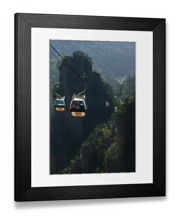 Framed Print : Asia, China, Hunnan Province, Zhangjiajie National Forest Park. Emperor Mountain Framed Print : Asia, China, Hunnan Province, Zhangjiajie National Forest Park. Emperor Mountain
