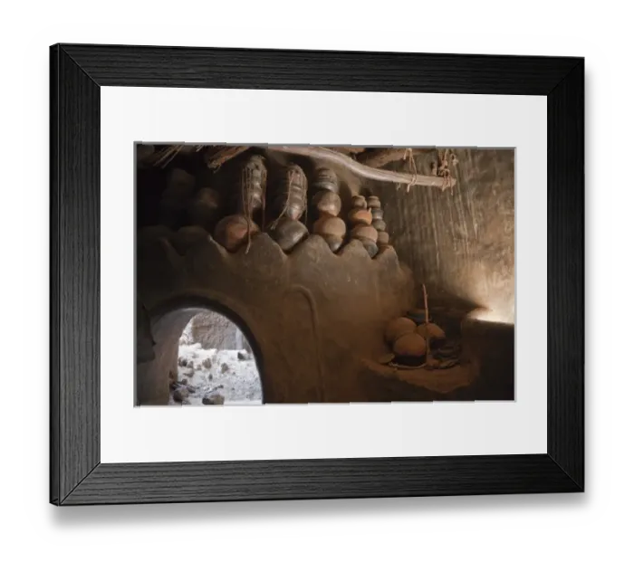 Framed Print : Africa, West Africa, Ghana, Sirigu. Womens Refuge in Sirigu painted village Framed Print : Africa, West Africa, Ghana, Sirigu. Womens Refuge in Sirigu painted village