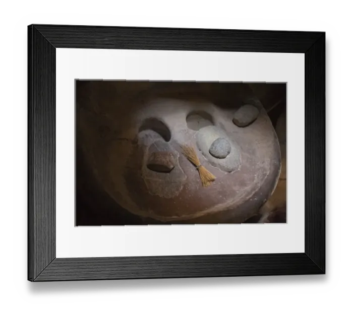 Framed Print : Africa, West Africa, Ghana, Sirigu. Close-up of offering in Womens Refuge in Framed Print : Africa, West Africa, Ghana, Sirigu. Close-up of offering in Womens Refuge in