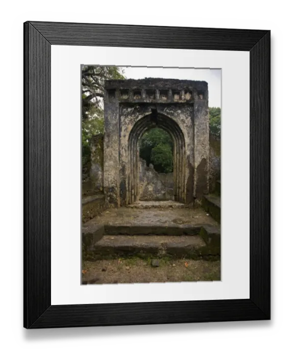 Framed Print : Africa. Kenya. Ruins at Gedi, an ancient Swahili city near Mombasa Framed Print : Africa. Kenya. Ruins at Gedi, an ancient Swahili city near Mombasa