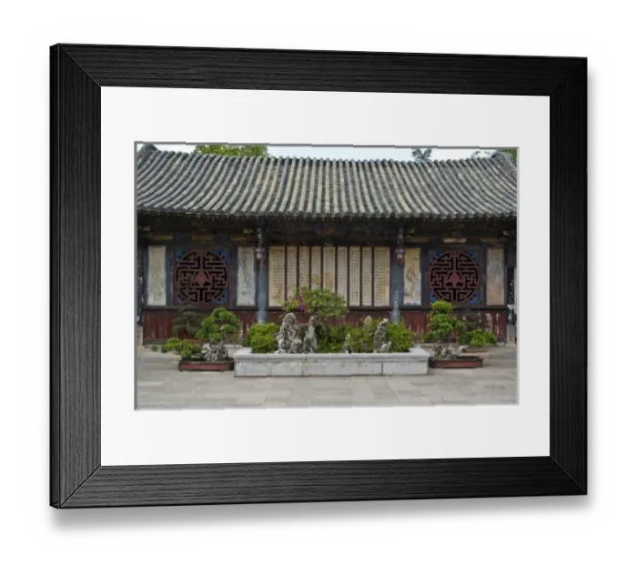 Framed Print : Asia, China, Yunnan, Jianshui. Ancestral Hall view in Zhu Family Garden Framed Print : Asia, China, Yunnan, Jianshui. Ancestral Hall view in Zhu Family Garden