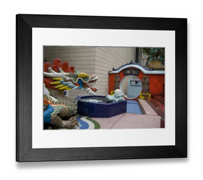 Framed Print : Hong Kong, Hong Kong Island. Goddess of Mercy temple at Repulse Bay Framed Print : Hong Kong, Hong Kong Island. Goddess of Mercy temple at Repulse Bay