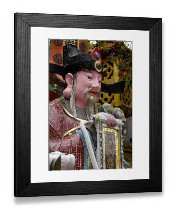 Framed Print : Hong Kong, Hong Kong Island. Goddess of Mercy temple at Repulse Bay
