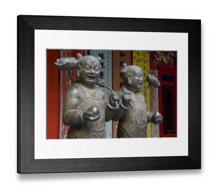 Framed Print : Hong Kong, Hong Kong Island. Goddess of Mercy temple at Repulse Bay, bronze statues Framed Print : Hong Kong, Hong Kong Island. Goddess of Mercy temple at Repulse Bay, bronze statues