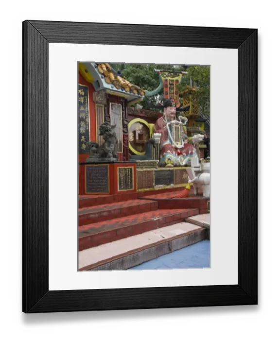 Framed Print : Hong Kong, Hong Kong Island. Goddess of Mercy temple at Repulse Bay. Typical Chinese Framed Print : Hong Kong, Hong Kong Island. Goddess of Mercy temple at Repulse Bay. Typical Chinese