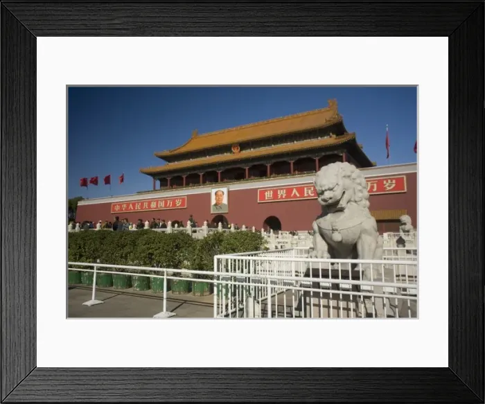 Framed Print : Gate of Heavenly Peace, entrance to the Forbidden City Framed Print : Gate of Heavenly Peace, entrance to the Forbidden City