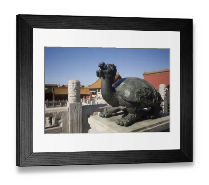 Framed Print : Statue of the turtle, a traditional Chinese symbol for longevity in the Forbidden City, Beijing Framed Print : Statue of the turtle, a traditional Chinese symbol for longevity in the Forbidden City, Beijing