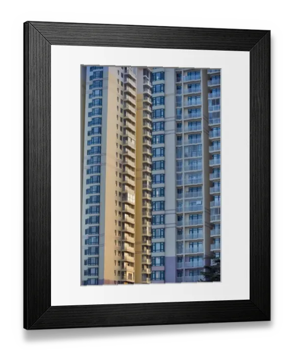 Framed Print : Building in Yantai. Shandong Province. China Framed Print : Building in Yantai. Shandong Province. China