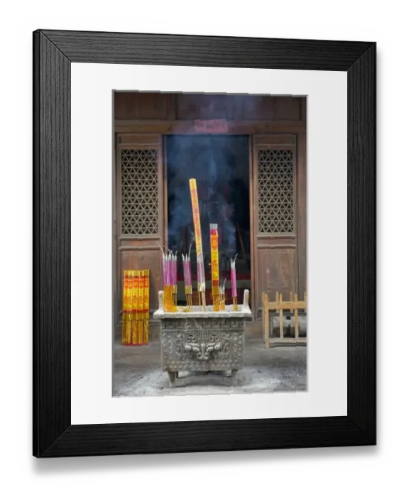 Framed Print : Insense buring in the Ancient city of Pingyao (Ping Yao), Shanxi Province, China Framed Print : Insense buring in the Ancient city of Pingyao (Ping Yao), Shanxi Province, China