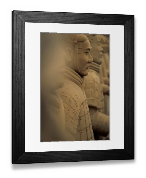 Framed Print : The Army of terra cotta warriors at Emperor Qin Shihuangdis Tomb, Xian, Shaanxi Province Framed Print : The Army of terra cotta warriors at Emperor Qin Shihuangdis Tomb, Xian, Shaanxi Province
