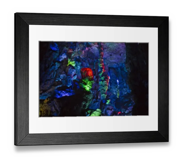 Framed Print : Ludi (Reed Flute) Cave, limestone cave formation, near Guilin, Guangxi, China Framed Print : Ludi (Reed Flute) Cave, limestone cave formation, near Guilin, Guangxi, China