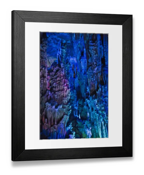 Framed Print : Ludi (Reed Flute) Cave, limestone cave formation, near Guilin, Guangxi, China Framed Print : Ludi (Reed Flute) Cave, limestone cave formation, near Guilin, Guangxi, China