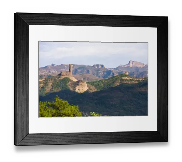 Framed Print : Bangchui (Wood Club) Mountain, Chengde, Hebei, China Framed Print : Bangchui (Wood Club) Mountain, Chengde, Hebei, China