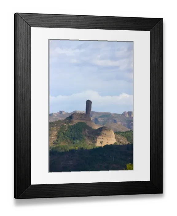 Framed Print : Bangchui (Wood Club) Mountain, Chengde, Hebei, China Framed Print : Bangchui (Wood Club) Mountain, Chengde, Hebei, China