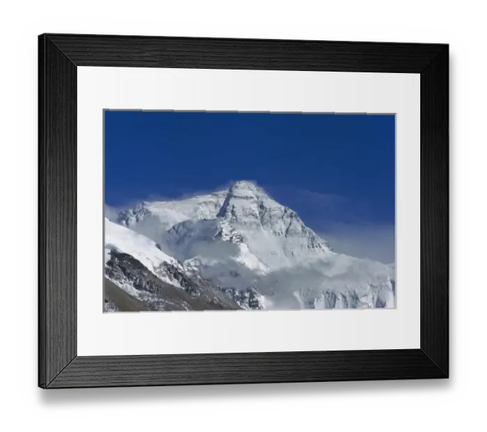Framed Print : Mt. Everest, Tibet, China Framed Print : Mt. Everest, Tibet, China