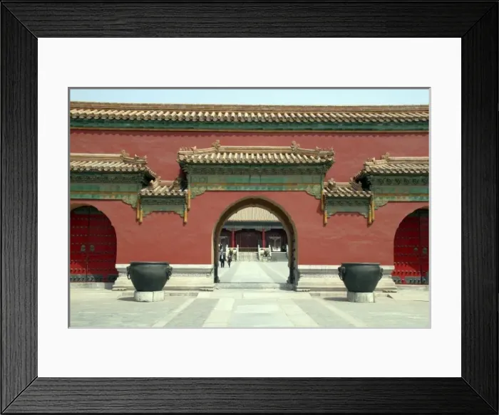 Framed Print : Asia, China, Beijing. Gateway arch of Forbidden Palace Framed Print : Asia, China, Beijing. Gateway arch of Forbidden Palace