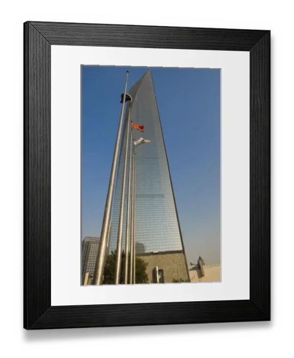 Framed Print : China, Shanghai. The Shanghai World Financial Center