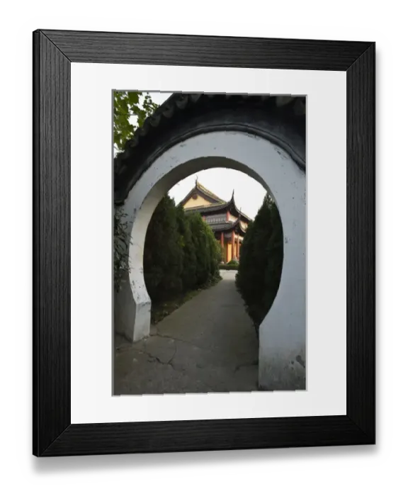 Framed Print : China, Zhouzhuang. Quanfu Temple Framed Print : China, Zhouzhuang. Quanfu Temple
