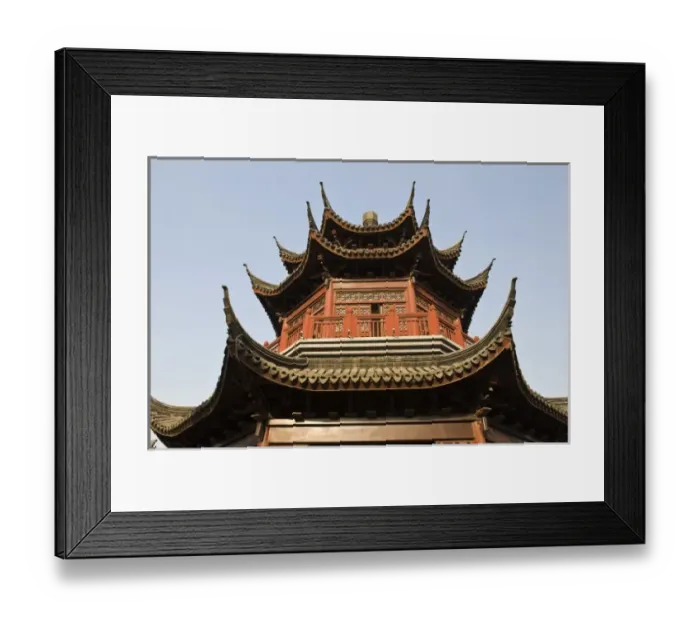Framed Print : China, Suzhou. Pagoda along Shan Tang Street Framed Print : China, Suzhou. Pagoda along Shan Tang Street