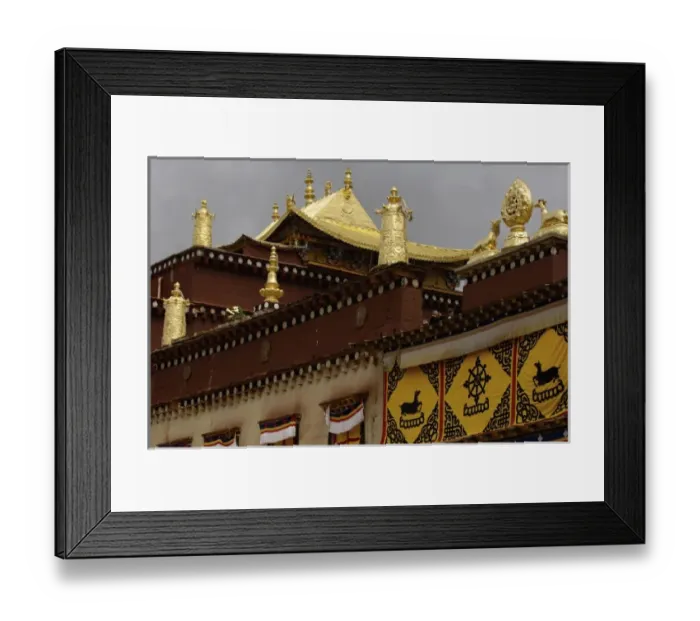 Framed Print : Songzhanling Monastery. Zhongdian. Deqin Tibetan Autonomous Prefecture. Yunnan Province Framed Print : Songzhanling Monastery. Zhongdian. Deqin Tibetan Autonomous Prefecture. Yunnan Province