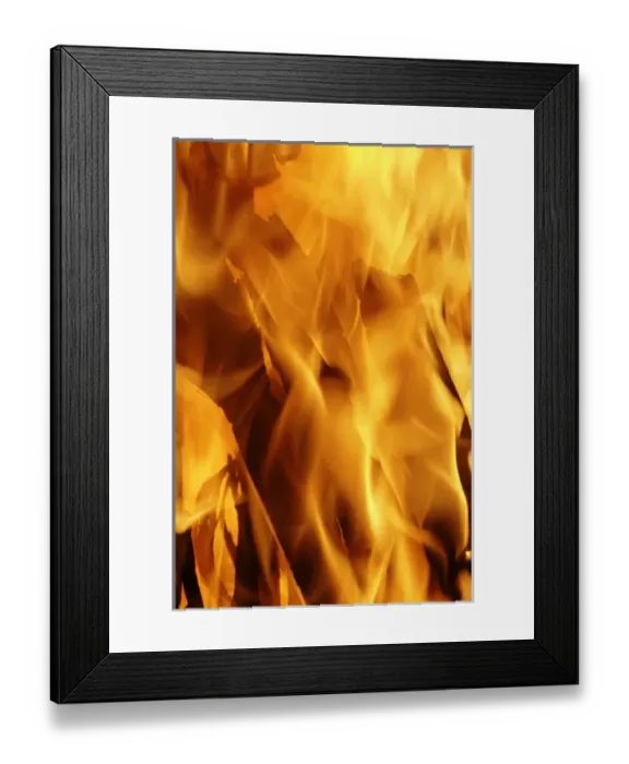Framed Print : Close-up of fire flames, Jodhpur, India Framed Print : Close-up of fire flames, Jodhpur, India