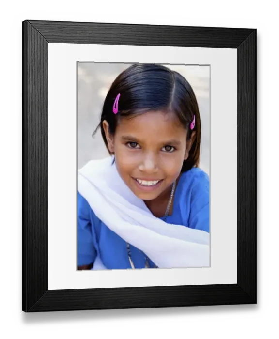 Framed Print : School portrait in elementary school with costumes near Jodhpur in town of Rinawey