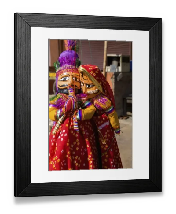 Framed Print : Puppets for sale in downtown center of the Pink City of Jaipur in Rajasthan India Framed Print : Puppets for sale in downtown center of the Pink City of Jaipur in Rajasthan India