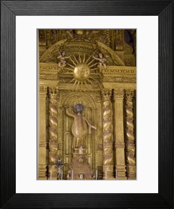 Framed Print : India, Goa, city of Old Goa. Portuguese basilica of Bom Jesus, the most famous of Framed Print : India, Goa, city of Old Goa. Portuguese basilica of Bom Jesus, the most famous of