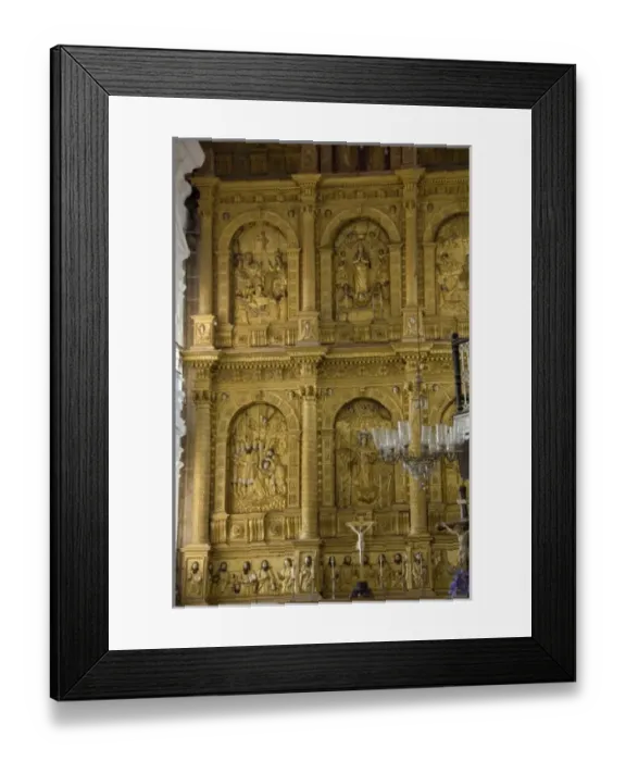 Framed Print : India, Goa, Old Goa. Portuguese-Gothic style Se Cathedral, circa 1640, Corinthian interior Framed Print : India, Goa, Old Goa. Portuguese-Gothic style Se Cathedral, circa 1640, Corinthian interior