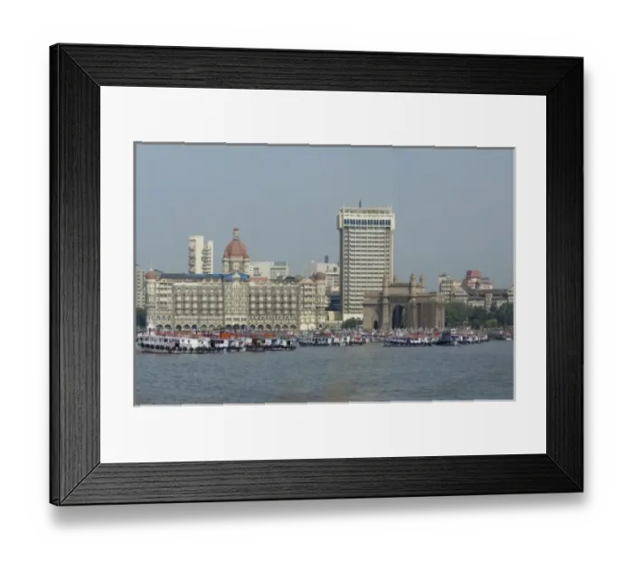 Framed Print : India, state of Maharashtra, Mumbai (aka Bombay). Waterfront area of Mumbai, historic Framed Print : India, state of Maharashtra, Mumbai (aka Bombay). Waterfront area of Mumbai, historic