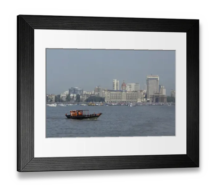 Framed Print : India, state of Maharashtra, Mumbai (aka Bombay). Waterfront area of Mumbai, historic Framed Print : India, state of Maharashtra, Mumbai (aka Bombay). Waterfront area of Mumbai, historic