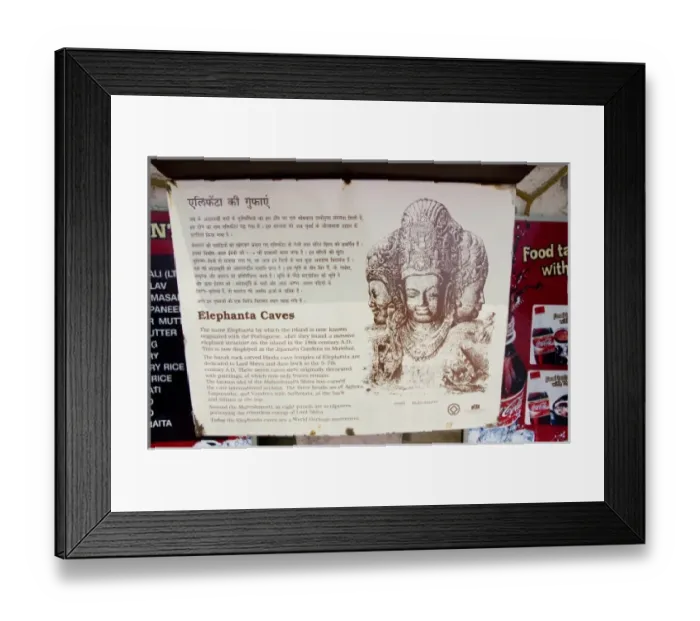 Framed Print : India, Maharashtra, Mumbai (aka Bombay). Gharapuri Island, Mount Kailash, Elephanta Framed Print : India, Maharashtra, Mumbai (aka Bombay). Gharapuri Island, Mount Kailash, Elephanta
