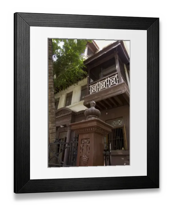 Framed Print : India, state of Maharashtra, Mumbai (aka Bombay). Gandhi Memorial museum & home, exterior Framed Print : India, state of Maharashtra, Mumbai (aka Bombay). Gandhi Memorial museum & home, exterior