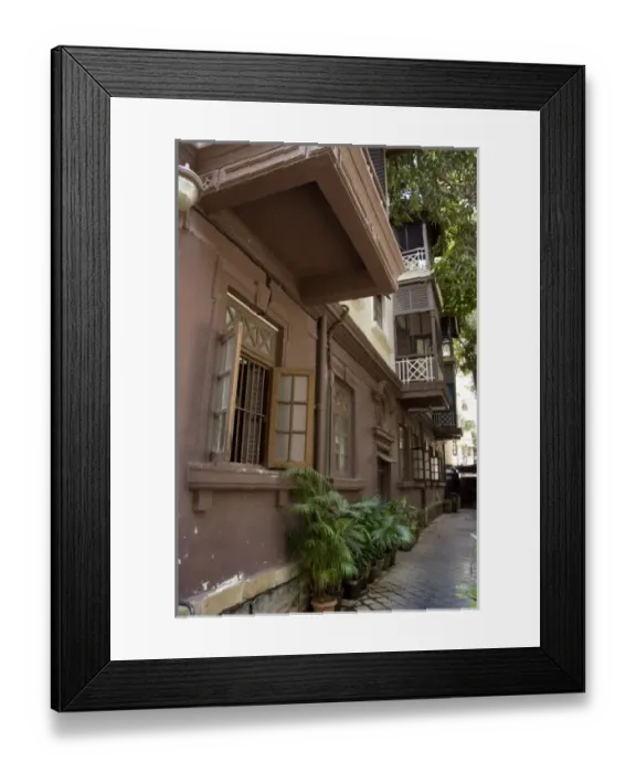 Framed Print : India, state of Maharashtra, Mumbai (aka Bombay). Gandhi Memorial museum & home, exterior