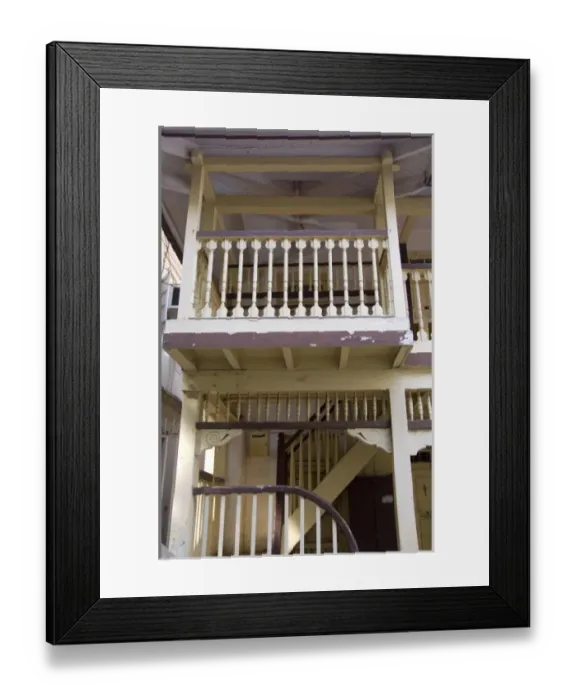 Framed Print : India, Maharashtra, Mumbai (aka Bombay). Indian Portuguese neighborhood showing typical Framed Print : India, Maharashtra, Mumbai (aka Bombay). Indian Portuguese neighborhood showing typical