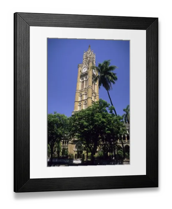Framed Print : Rajabai Tower at the Bombay University in Mumbai Bombay, India