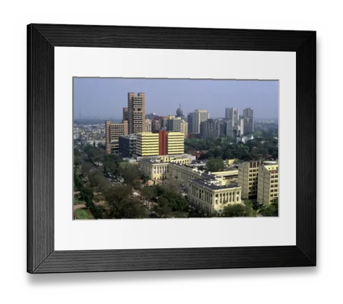 Framed Print : Central New Delhi, India