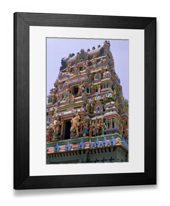 Framed Print : Asia, India, Bangalore. Hindu Temple Framed Print : Asia, India, Bangalore. Hindu Temple