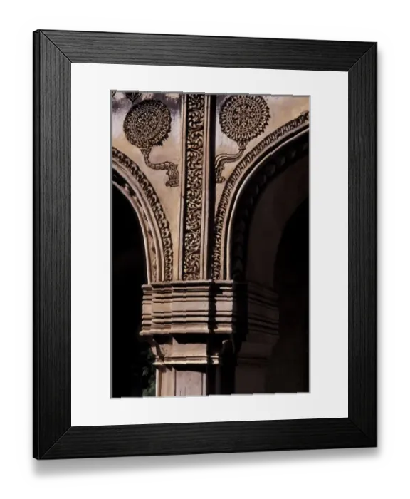 Framed Print : Asia, India, Hyderabad. Tomb, Qutub Shahi, Hakims Tombs