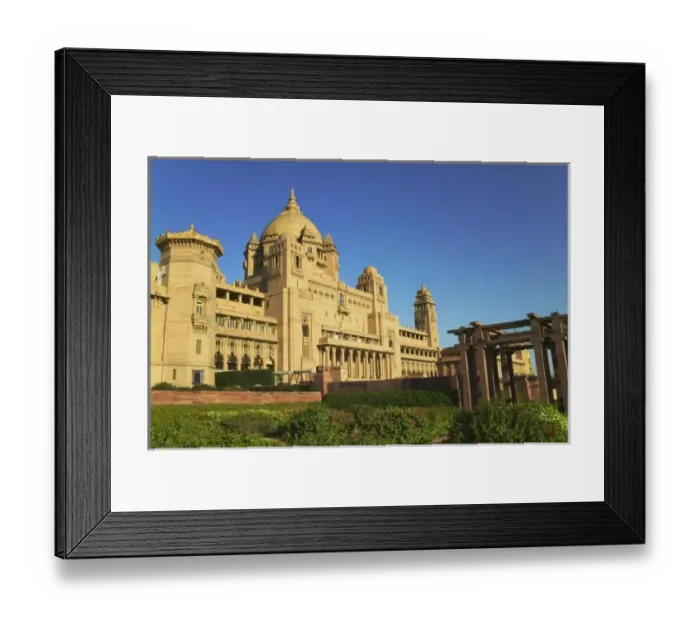 Framed Print : Umaid Bhawan Palace, Jodhpur, Rajasthan, India