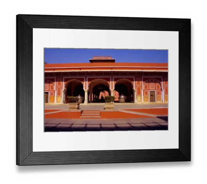 Framed Print : Asia, India, Rajasthan, Jaipur. Jaipur Pink Palace
